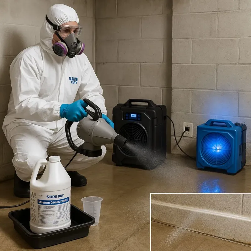Sanitization and Odor Removal process in Bristol, VT